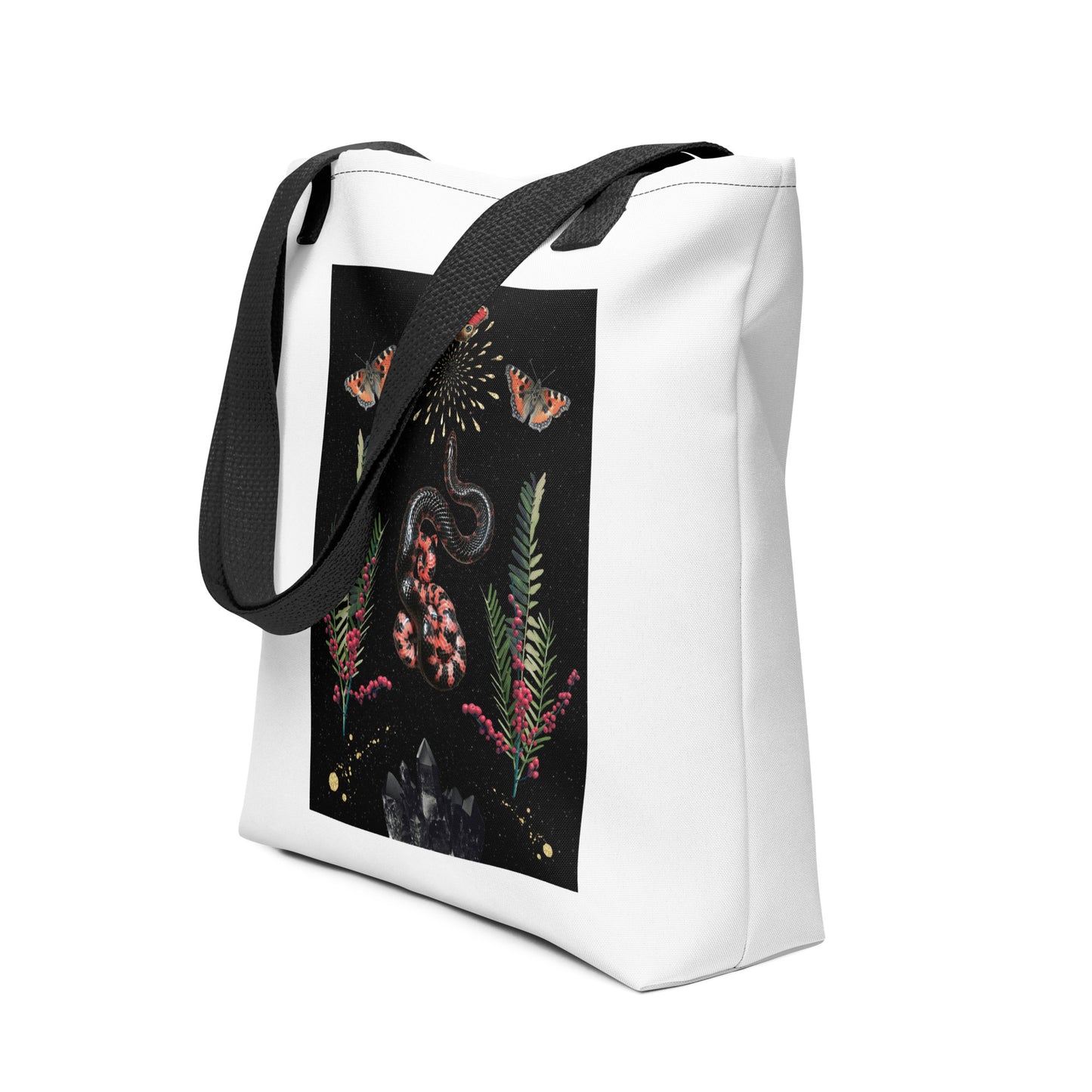 Gorgeous Woodland Snake Tote bag