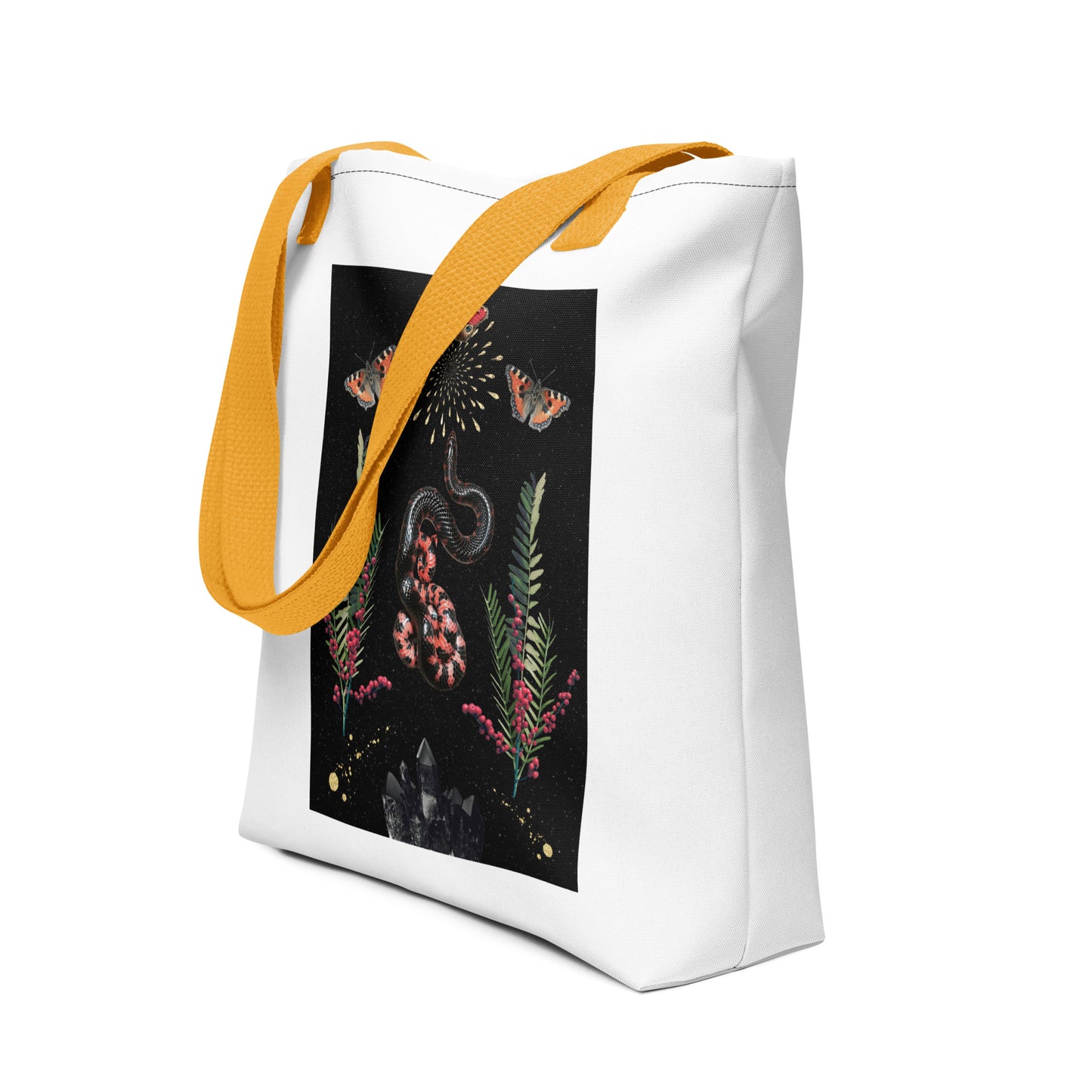 Gorgeous Woodland Snake Tote bag